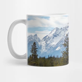 Snow-capped Mountains in Grand Teton National Park Mug